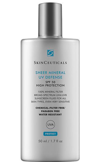 Skin Cueticals SHEER MINERAL UV DEFENSE SPF50 Солнцезащитный флюид для чувствительной кожи с 100% минеральными фильтрами
